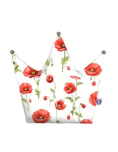 Maki - Poduszka Dekoracyjna Bawełniana Korona 48x42 cm