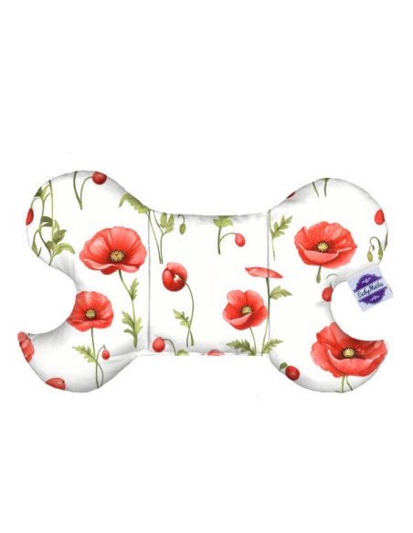 Maki - Poduszka Motylek Antywstrząsowy dla Niemowlaka - Bawełna + Minky