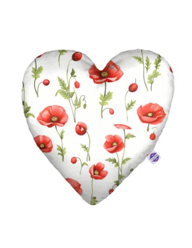 Maki - Poduszka Dekoracyjna Serce Wafel + Bawełna 48x48 cm