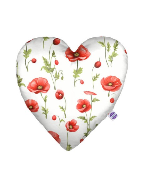 Maki - Poduszka Dekoracyjna Bawełniana Serce 48x48 cm