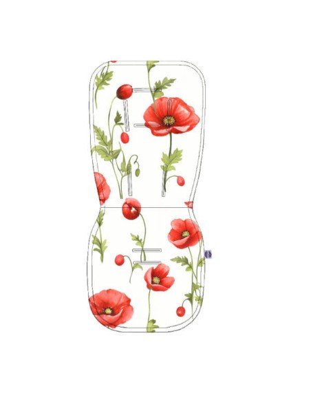 Maki - Wkładka do wózka bawełna + minky