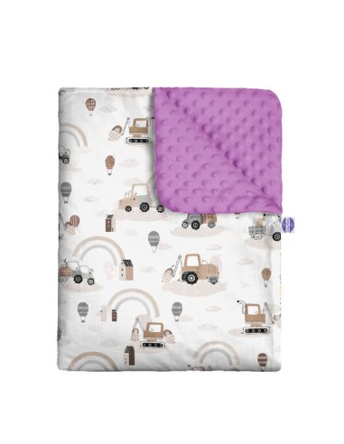 Pojazdy - Kocyk Minky - dowolny rozmiar