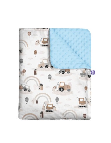 Pojazdy - Kocyk Minky - dowolny rozmiar