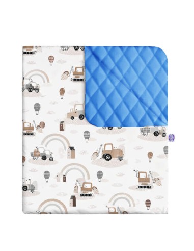 Pojazdy - Kocyk Velvet - dowolny rozmiar