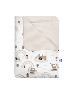 Pojazdy - Kocyk Wafel - dowolny rozmiar