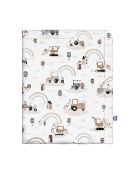 Pojazdy - Narzuta bawełniana na łóżko - dowolny rozmiar