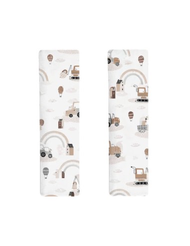 Pojazdy - Ochraniacz na pasy bawełna + minky