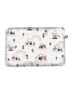 Pojazdy - Poduszka Bawełna + Minky - dowolny rozmiar