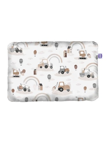 Pojazdy - Poduszka Velvet + Bawełna - dowolny rozmiar