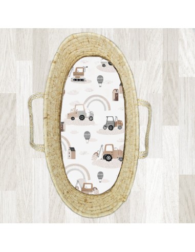 Pojazdy - Prześcieradło do Gondoli / Kosza Mojżesza