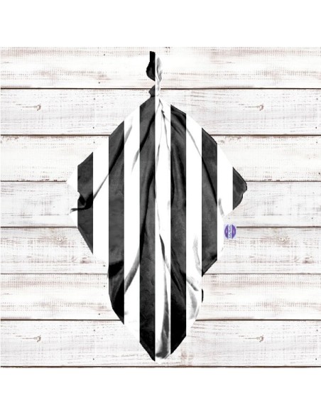 Pasy czarne - Pieluszka bawełniana - dowolny rozmiar