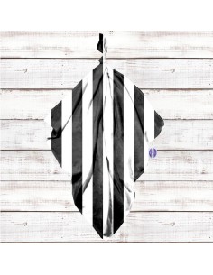 Pasy czarne - Otulacz Bawełniany - dowolny rozmiar