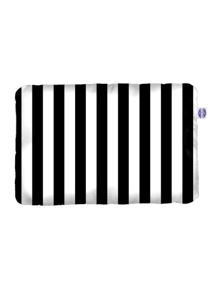 Pasy czarne - Poduszka Bawełniana - dowolny rozmiar