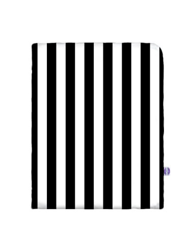 Pasy czarne - Poszewka Bawełniana na Kołdrę - dowolny rozmiar