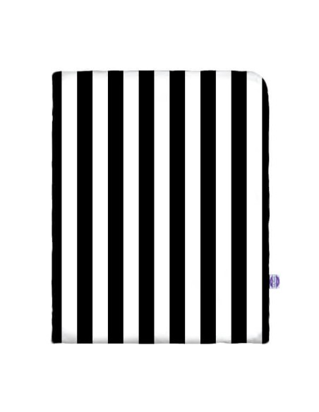 Pasy czarne - Poszewka Bawełniana na Kołdrę - dowolny rozmiar