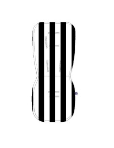 Pasy czarne - Wkładka do wózka bawełniana