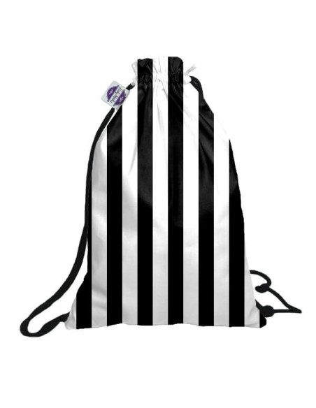 Pasy czarne - Worek/ Plecak Bawełniany na Buty, ubranka, zabawki itp. - Rozmiar 30x40 cm