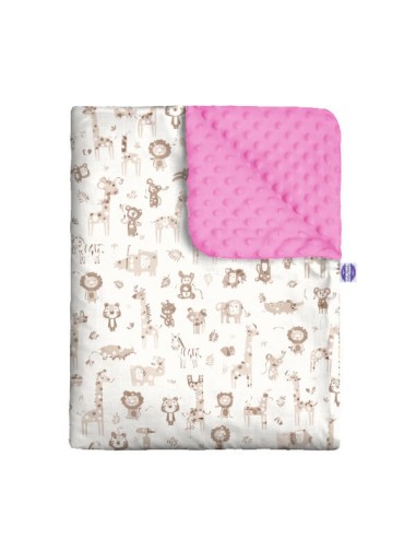 Safari - Kocyk Minky - dowolny rozmiar