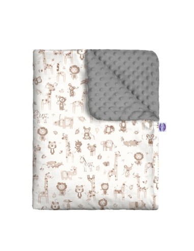 Safari - Kocyk Minky - dowolny rozmiar