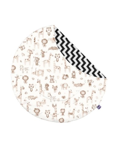 Safari - Mata do zabawy i raczkowania - Okrągła - dowolny rozmiar