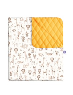 Safari - Narzuta velvet + bawełna - dowolny rozmiar