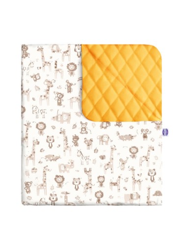 Safari - Narzuta velvet + bawełna - dowolny rozmiar