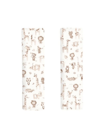 Safari - Ochraniacz na pasy bawełna + velvet