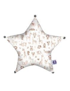 Safari - Poduszka Dekoracyjna Gwiazdka Wafel + Bawełna 45x45 cm