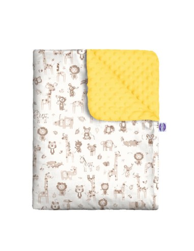 Safari - Zestaw - Kocyk Minky + Poduszka Minky - dowolny rozmiar