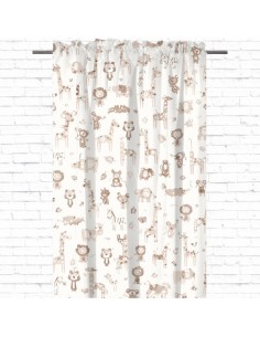 Safari - Zasłona bawełniana dekoracyjna