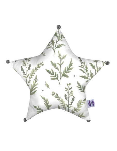 Gałązki - Poduszka Dekoracyjna Bawełniana Gwiazda 45x45 cm