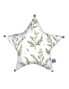 Gałązki - Poduszka Dekoracyjna Gwiazdka Wafel + Bawełna 45x45 cm