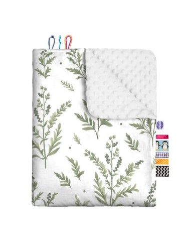 Gałązki - Kocyk Minky - dowolny rozmiar