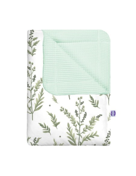 Gałązki - Kocyk Wafel - dowolny rozmiar