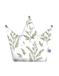 Gałązki - Poduszka Dekoracyjna Bawełniana Korona 48x42 cm