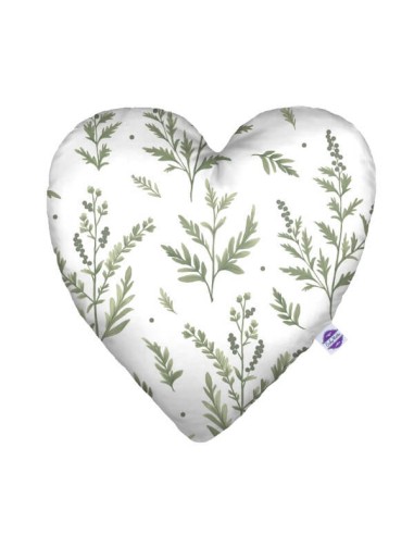 Gałązki - Poduszka Dekoracyjna Serce Wafel + Bawełna 48x48 cm