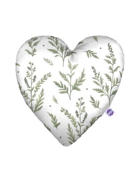 Gałązki - Poduszka Dekoracyjna Serce Wafel + Bawełna 48x48 cm