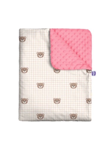 Kratka - Zestaw - Kocyk Minky + Poduszka Minky - dowolny rozmiar