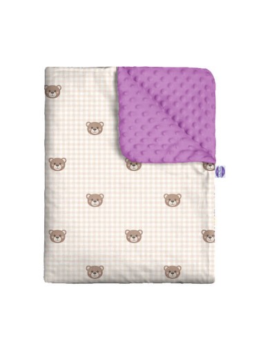 Kratka - Zestaw - Kocyk Minky + Poduszka Minky - dowolny rozmiar