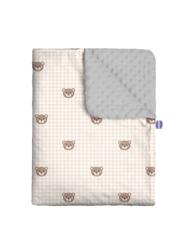 Kratka - Zestaw - Kocyk Minky + Poduszka Minky - dowolny rozmiar