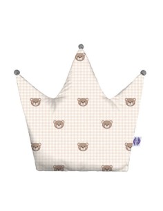 Kratka - Poduszka Dekoracyjna Korona Wafel + Bawełna 48x42 cm