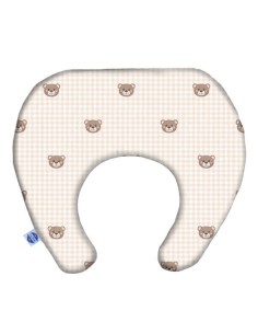 Kratka - Poduszka Podróżna Mały Rogal 33x26 cm (1-4 LAT) bawełna + minky