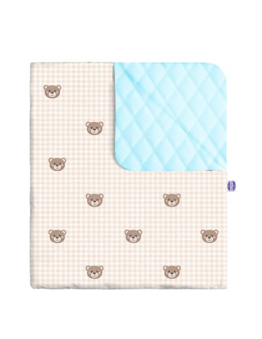 Kratka - Narzuta velvet + bawełna - dowolny rozmiar