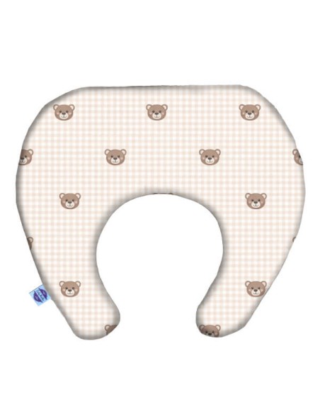 Kratka - Poduszka do Karmienia Rogal 63x59 cm - bawełna + minky