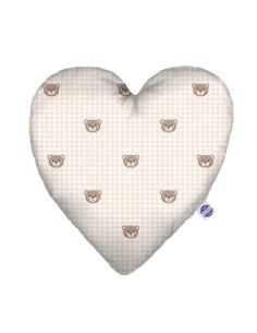 Kratka - Poduszka Dekoracyjna Velvet + Bawełna Serce 48x48 cm