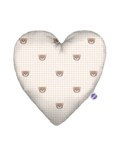 Kratka - Poduszka Dekoracyjna Velvet + Bawełna Serce 48x48 cm