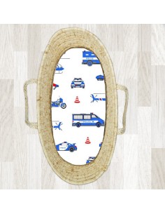 Policja - Prześcieradło do Gondoli / Kosza Mojżesza