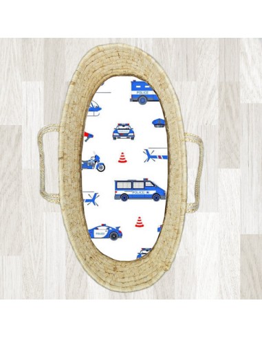 Policja - Prześcieradło do Gondoli / Kosza Mojżesza