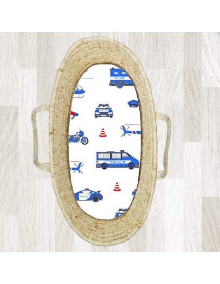 Policja - Prześcieradło do Gondoli / Kosza Mojżesza