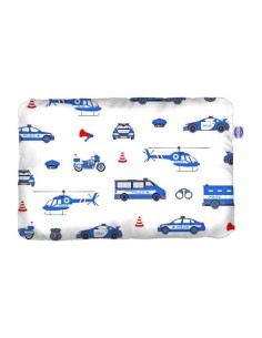 Policja - Poszewka Bawełniana na Poduszkę - dowolny rozmiar